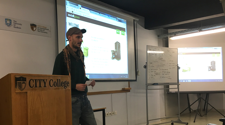Five inspirational entrepreneurs participated as guest lectures in the ‘Entrepreneurs Talk’ event that took place on 4 November at CITY College main campus in Thessaloniki, as part of the unit “Entrepreneurship and Small Business”.
