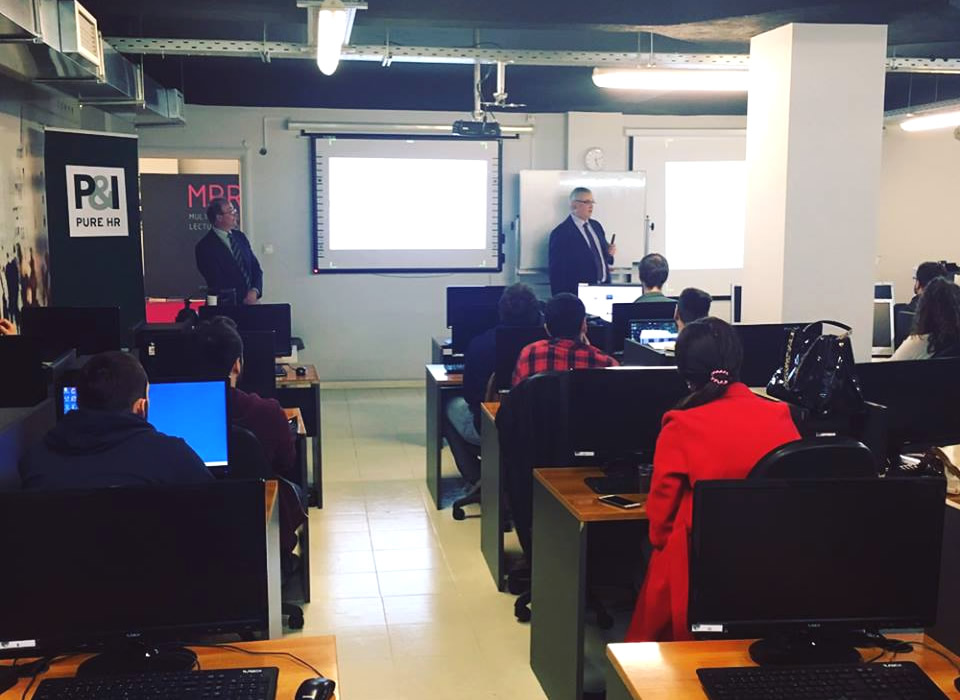 On Tuesday, 7th of March, one of the biggest and renowned companies in the HR software industry in Europe, P&I AG, gave a presentation at our university