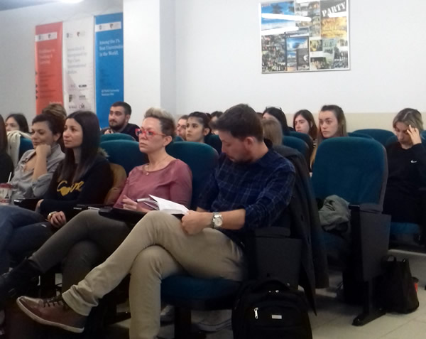 The English Studies Department of the International Faculty of the University of Sheffield, CITY College recently hosted Prof. Adam Piette, Head of the School of English, and Dr. Gabriel Ozon, Lecturer in the School of English