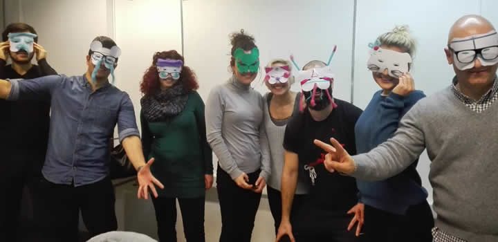 CITY College postgraduate students had the opportunity to participate in a very powerful experiential learning activity called ‘The Masks’, during which identity-related issues were explored