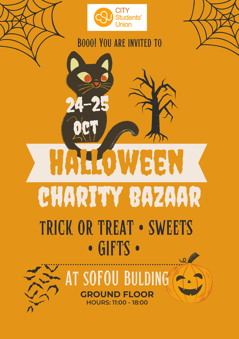 Halloween Charity Bazaar by CITY College Students' Union (CSU)