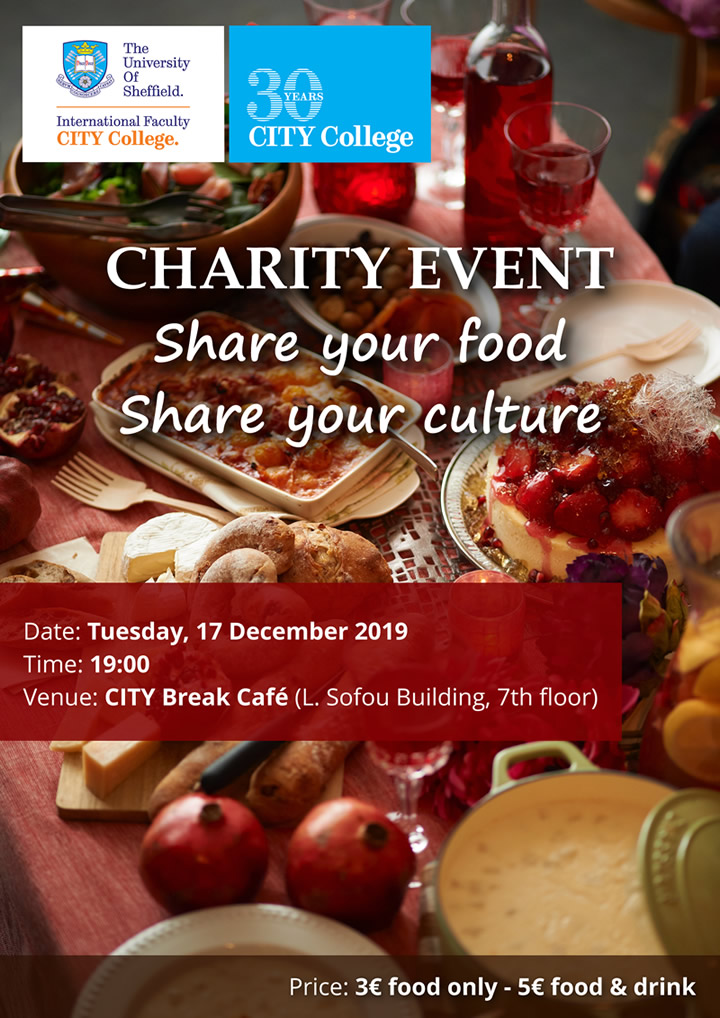 Charity Event: Share your food, share your culture