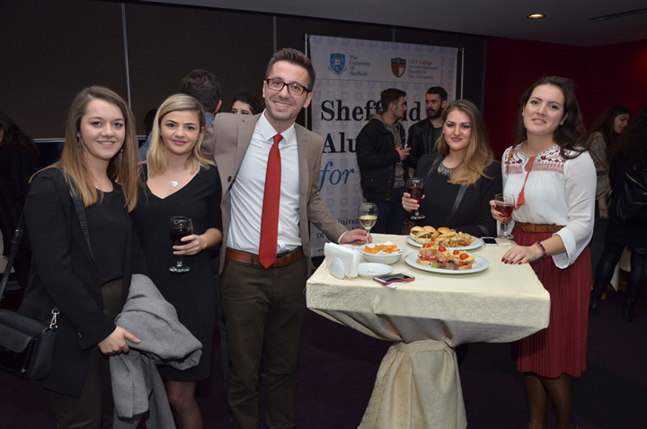 More than 150 alumni attended the ‘University of Sheffield Alumni Event’ in Prishtina entitled ‘Sheffield University for Kosovo: Developing People’