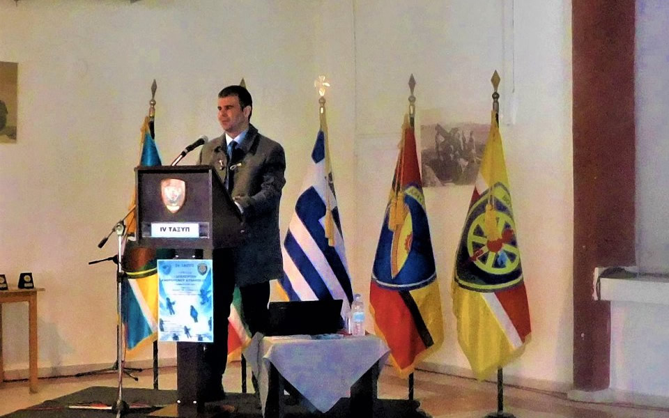 Dr Diamantidis delivers keynote speech on ‘Organisational Behaviour’ at the 4th Support Brigade