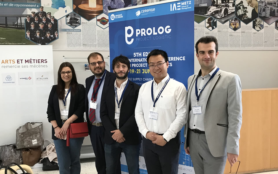 Dr Adrian Solomon, Lecturer at CITY College International Faculty Business Administration & Economics Department and Ms Ilina Atanasovska, final year bachelors student participated in PROLOG 2019 International Conference in France