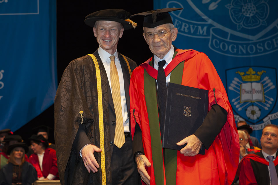 Honorary Degree of Doctor of Letters was conferred upon Mr Yiannis Boutaris, Mayor of Thessaloniki - The University of Sheffield International Faculty CITY College Graduation Ceremony 2018