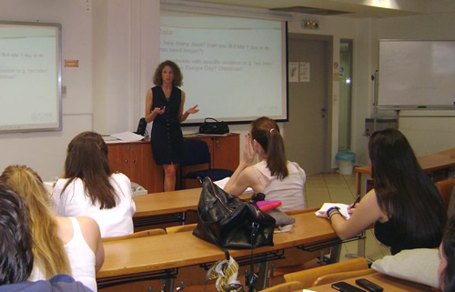 Guest lecture on Successful Event Organisation by Ms. Monika Nagy