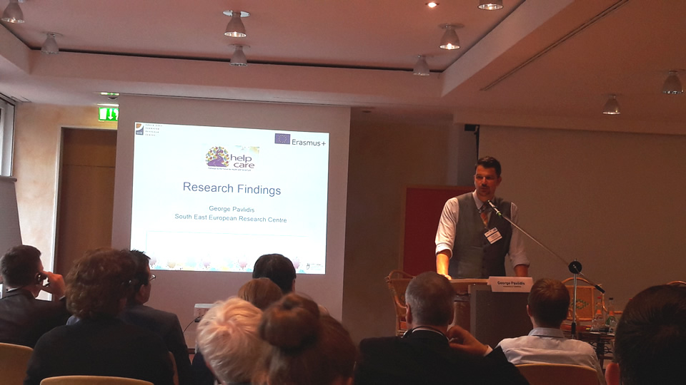Mr. George Pavlidis, Lecturer at our Psychology Department and PhD Candidate in Gerontology, participated in HCEU Conference on "Cross-border mobility of healthcare professionals" in Dresden, Germany