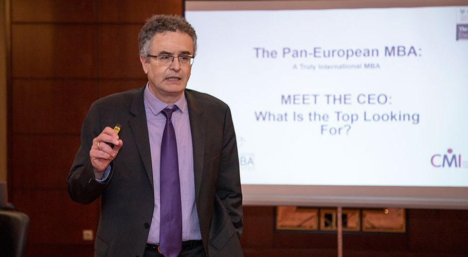 Professor Leslie Szamosi, Director of the Pan-European Executive MBA programme
