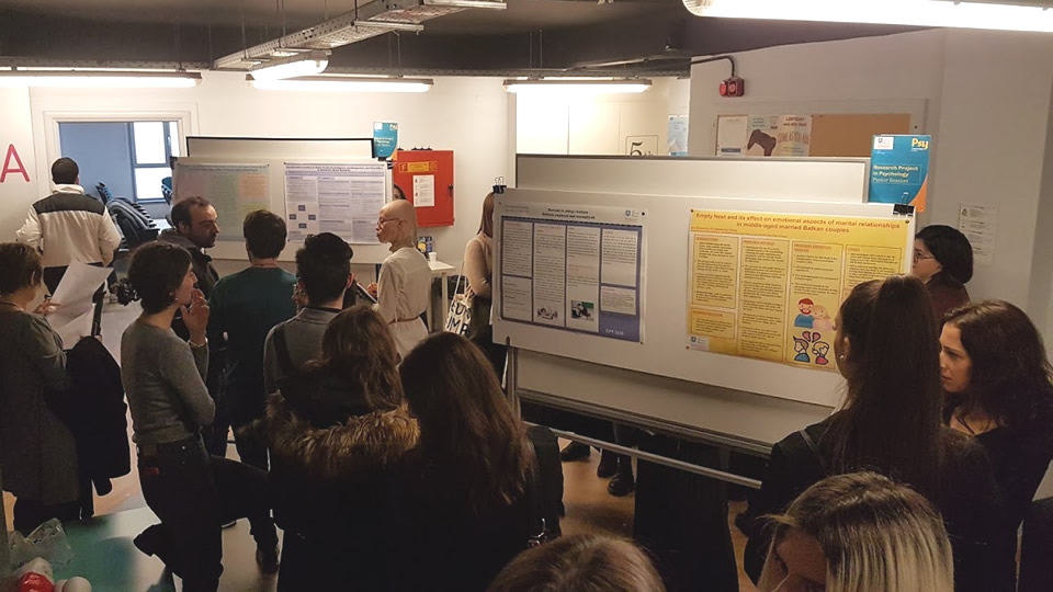 Poster Session for the Research Project by final year Psychology students of CITY College