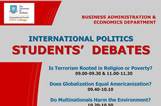 International Politics Students' Debates