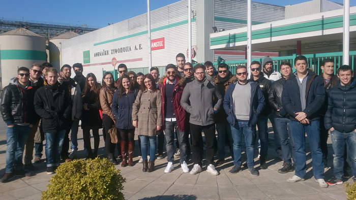 BAED students visit Athenian Brewery SA