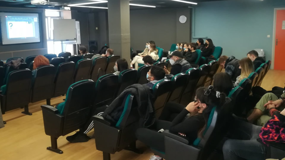 Students of the Business Administration & Economics Department had the extraordinary opportunity to attend an online presentation by Ms Viktorija Damcevska, Head of People Operations at GrabIT