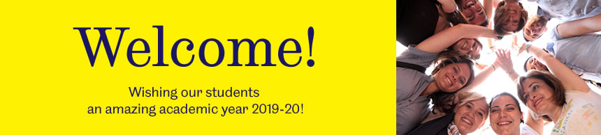 Welcome! Wishing our students an amazing academic year 2019-20!